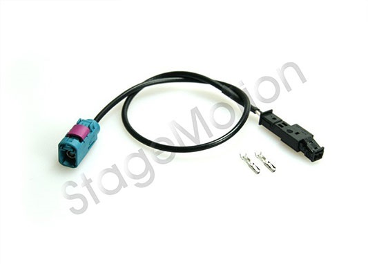 Adaptador de cámara de visión trasera Mercedes FAKRA - USA a Europa (conversor)