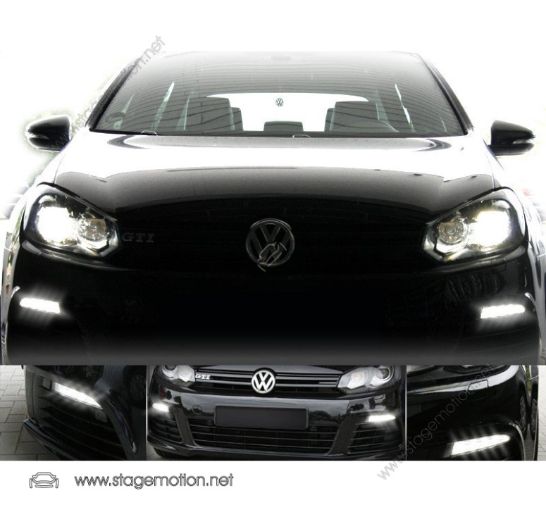 Adaptador de luces LED de marcha diurna Originales para VW Golf 6