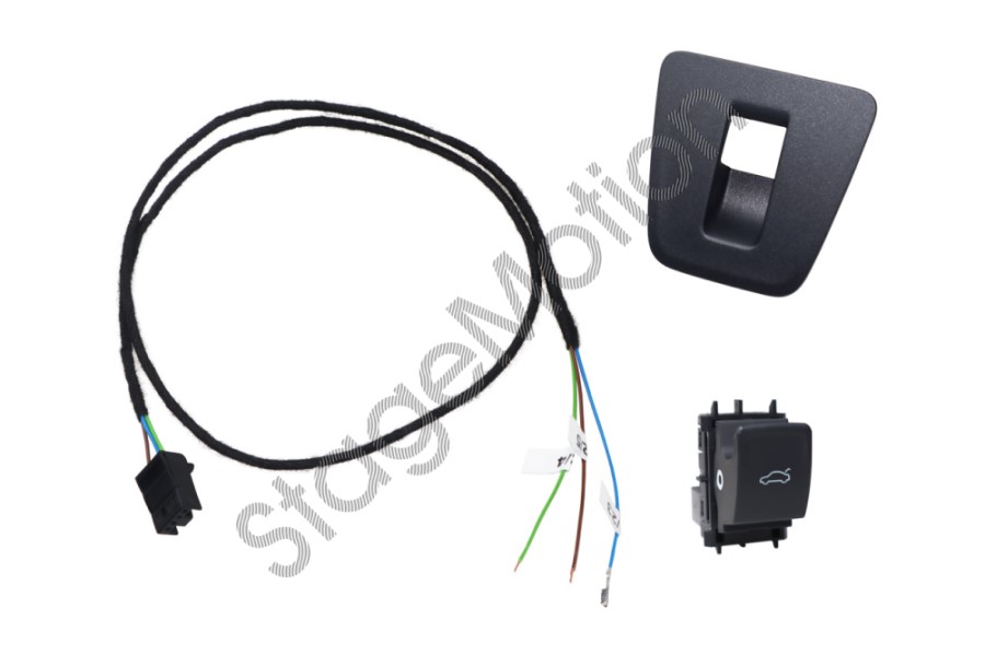 Pulsador de puerta trasera del conductor con botón pulsador para VW Tiguan AD1