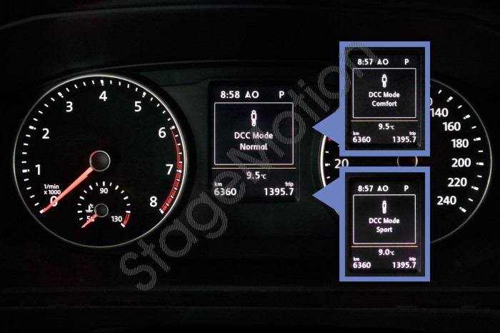 Cableado de control eléctrico de amortiguación DCC para VW T6 SG