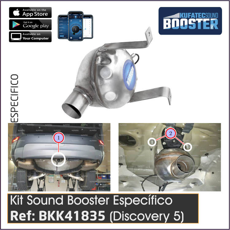 Kit Específico Sound Booster LandRover Discovery 5