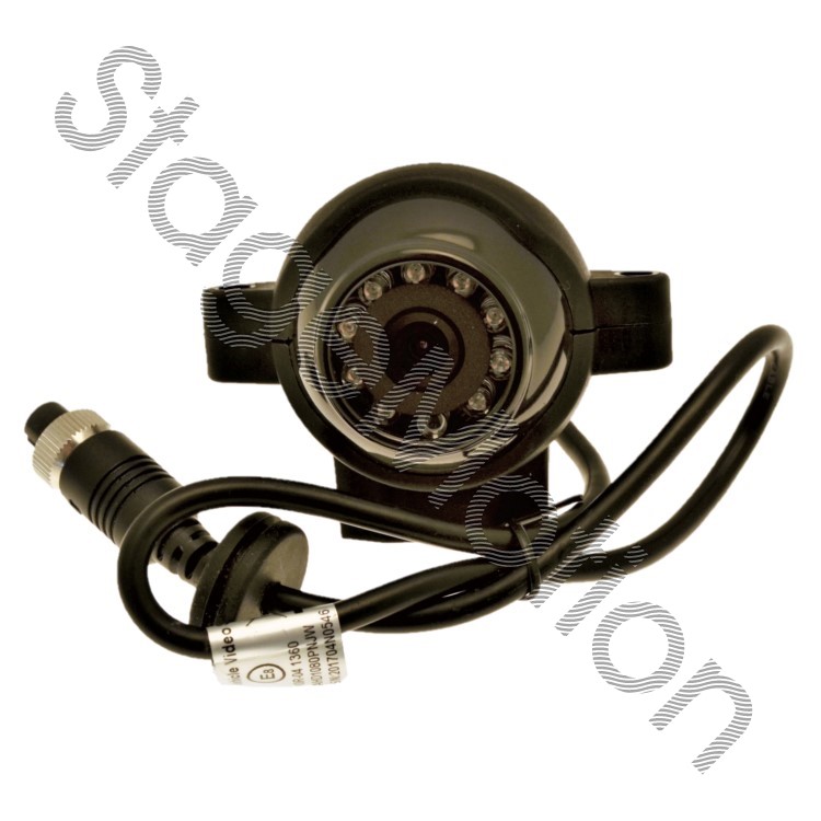 Cámara Lateral Retrovisor Tubular Infrarroja (conexión 4-PIN Industrial/AHD)