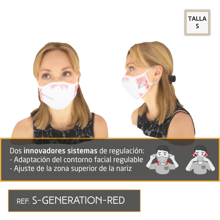 Mascarilla Homologada [S] Diseño: GENERATION RED