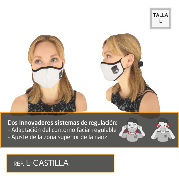 Mascarilla Homologada [L] Diseño: CASTILLA
