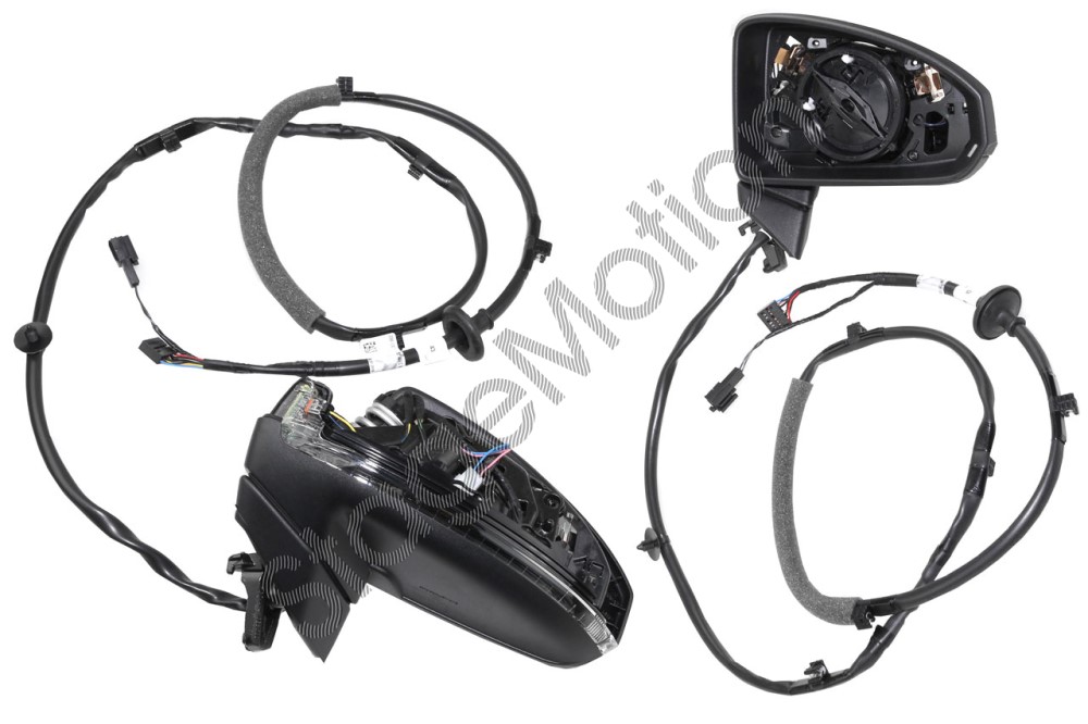 Kit retrovisores exteriores abatibles originales para Audi TT (FV)