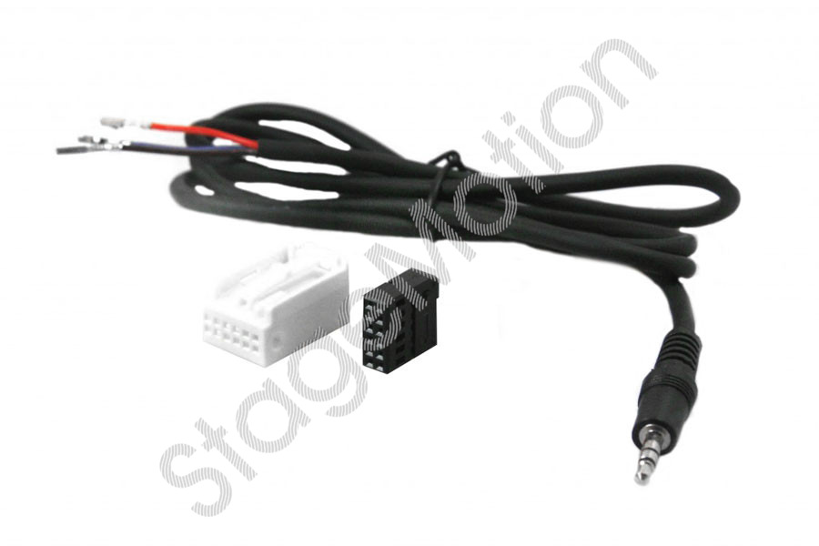 Enchufe de entrada auxiliar - Adaptador de 3,5 mm para VW RNS 510