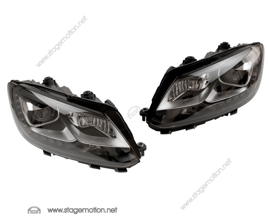 Kit Faros delanteros Bi-Xenón LED DRL para VW Caddy 2C