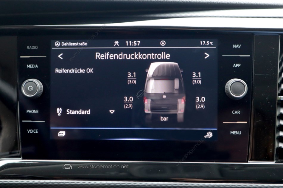 Sistema de control de presión de neumáticos (TPMS) para VW T6.1 SH