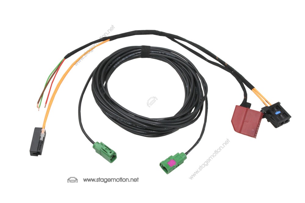 Cableado sintonizador de TV para VW Touareg 7P RNS 850
