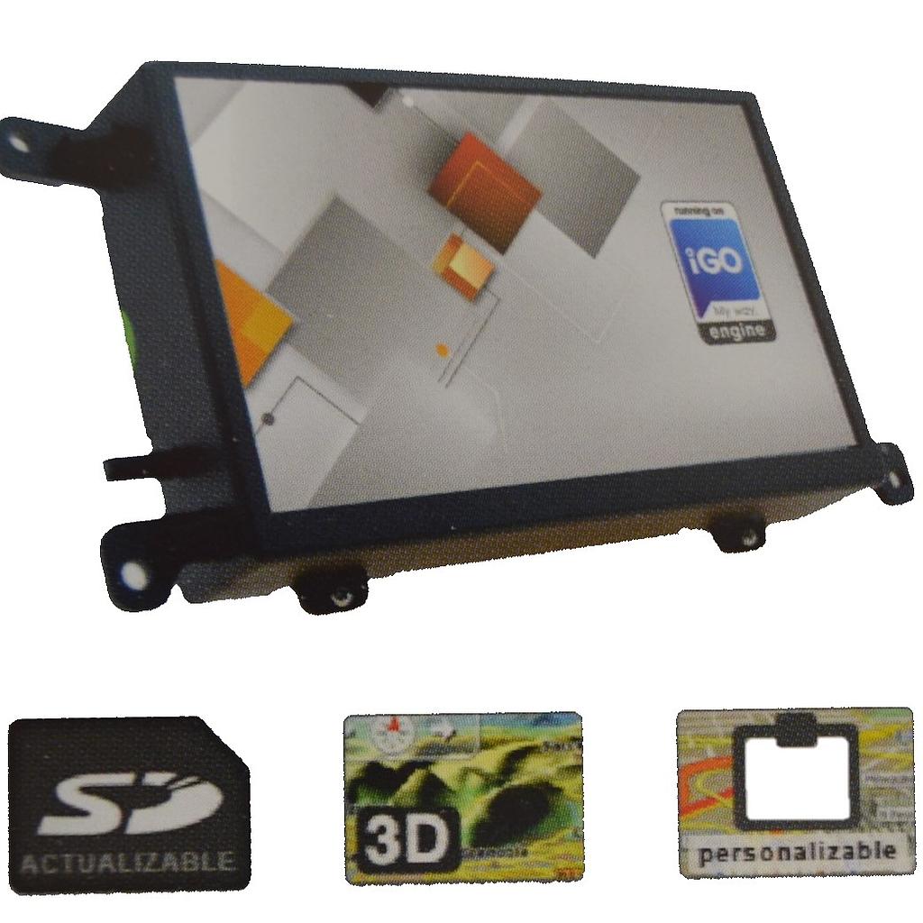 Kit Navegación Universal A9/256Mb 1Ghz + Control RF-IR + Táctil 4-PIN/8-PIN