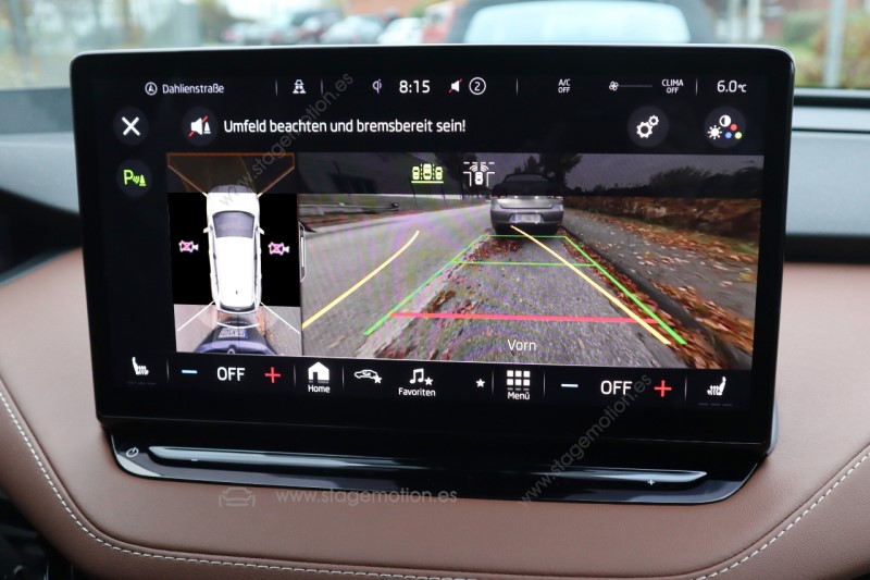 Kit de cámara de visión delantera y trasera para Skoda Enyaq 5A