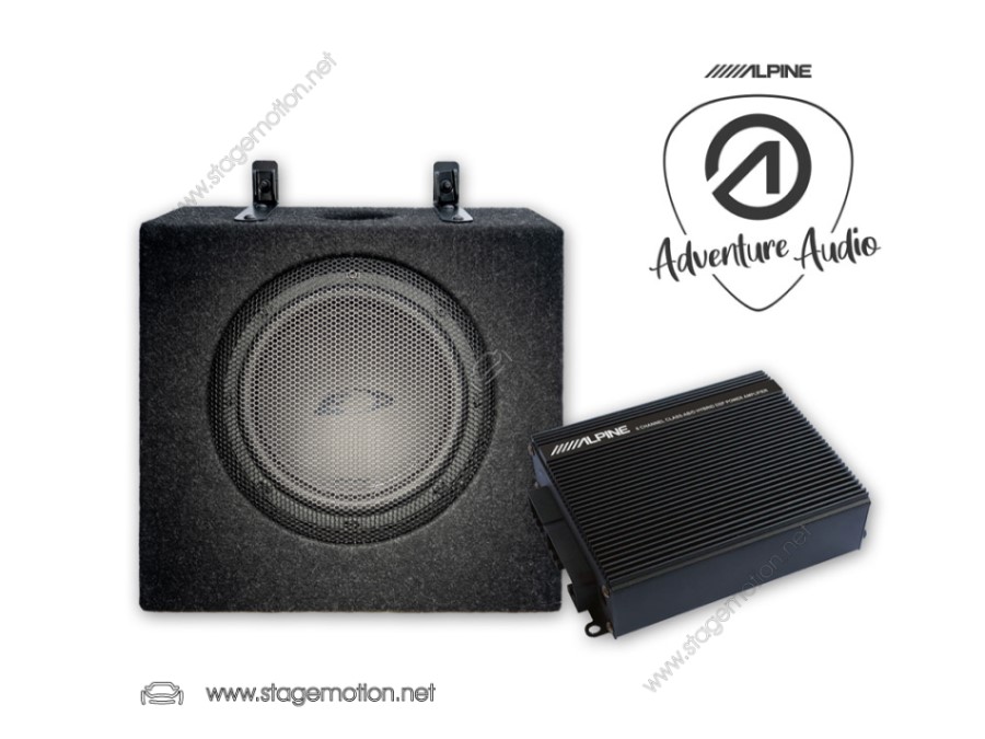 Kit subwoofer Alpine y amplificador DSP de 6 canales para VW T6.1 SH / T6 SG