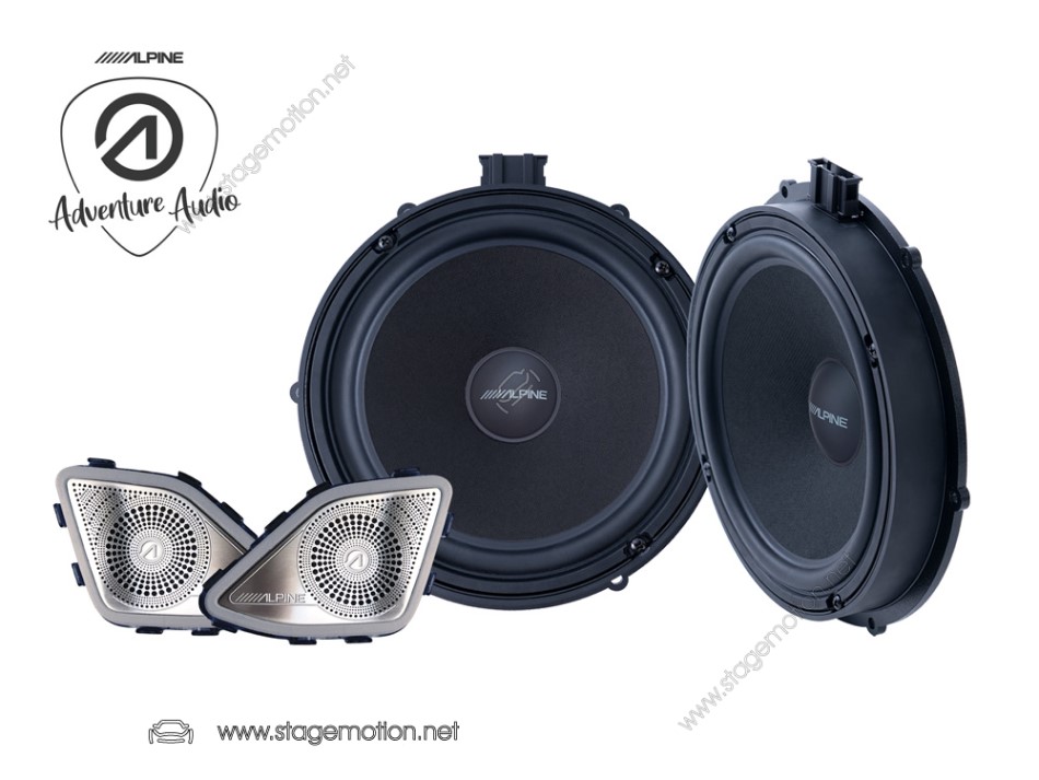 Kit altavoces de 2 vías Alpine Adventure Audio para T6.1 SH