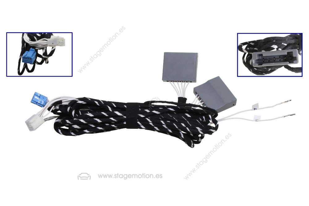 Adaptador + codificador de luces traseras Mopf LED para Mercedes Clase A W176 con faros halógenos