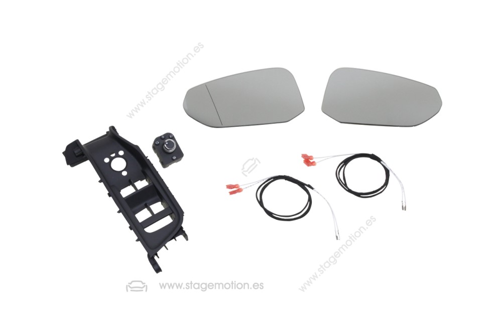Kit de retrovisores exteriores calefactables para Audi Q2 GA