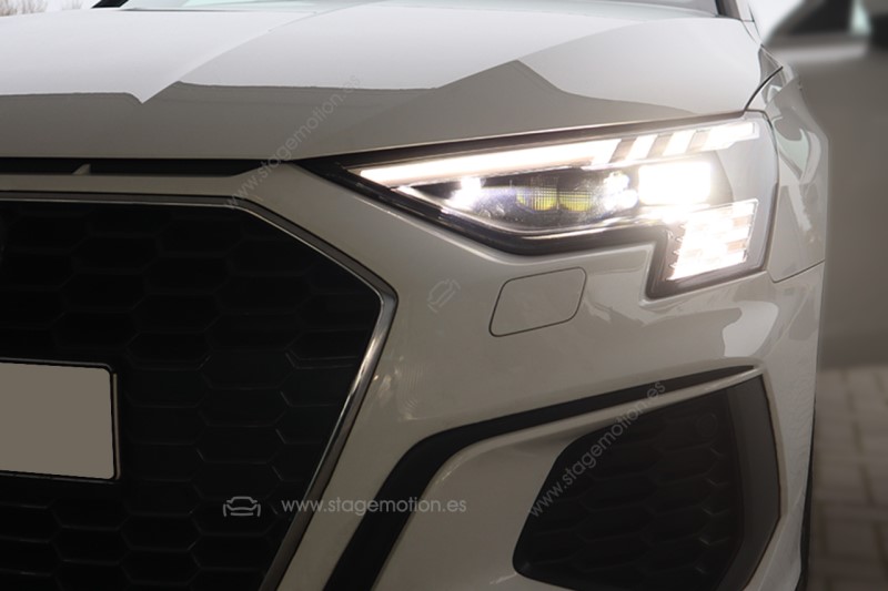 Faros LED Matrix con LED DRL e intermitente dinámico para Audi A3 8Y