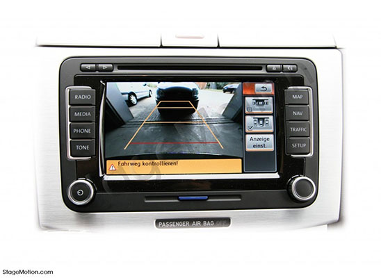 Kit cámara de visión trasera para VW T5 GP