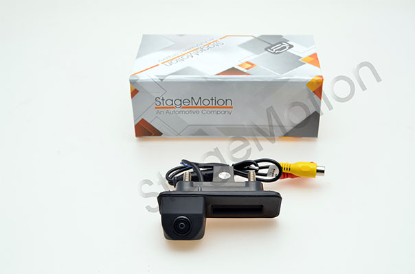 Cámara Trasera RCA asidero para Audi A1(8X), VW Golf V, Skoda Fabia, Yeti y Combi