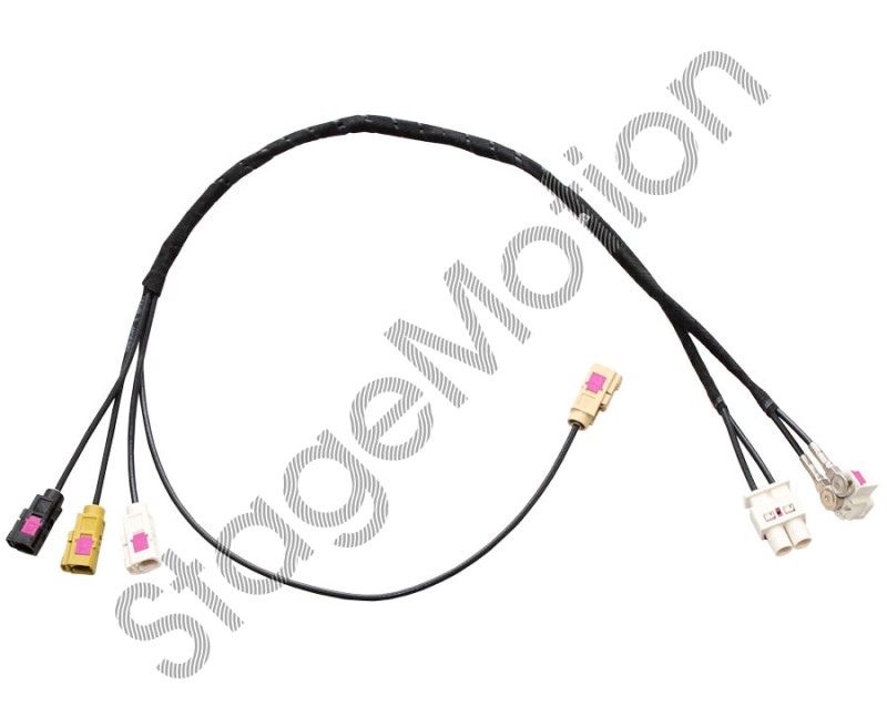 Cableado de antena para Audi A3 8P Cabrio - Concert 3, Symphony 3 a RNS-E, BNS 5.0