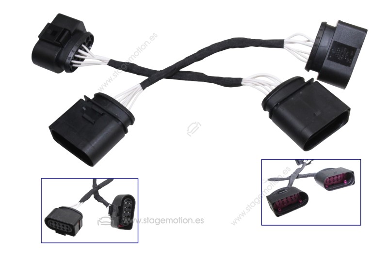 Adaptador xenón a faros halógenos para VW Touareg 7P
