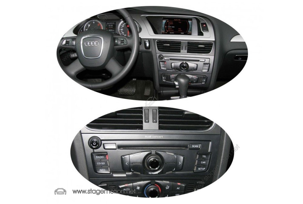 Actualización Radio Chorus a Concert para Audi A5 8T