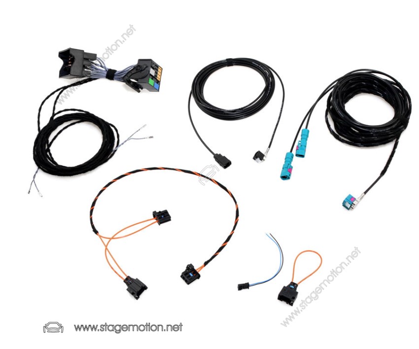 Cableado para reequipamiento de RMC a Navigation plus para Audi A6, A7 4G