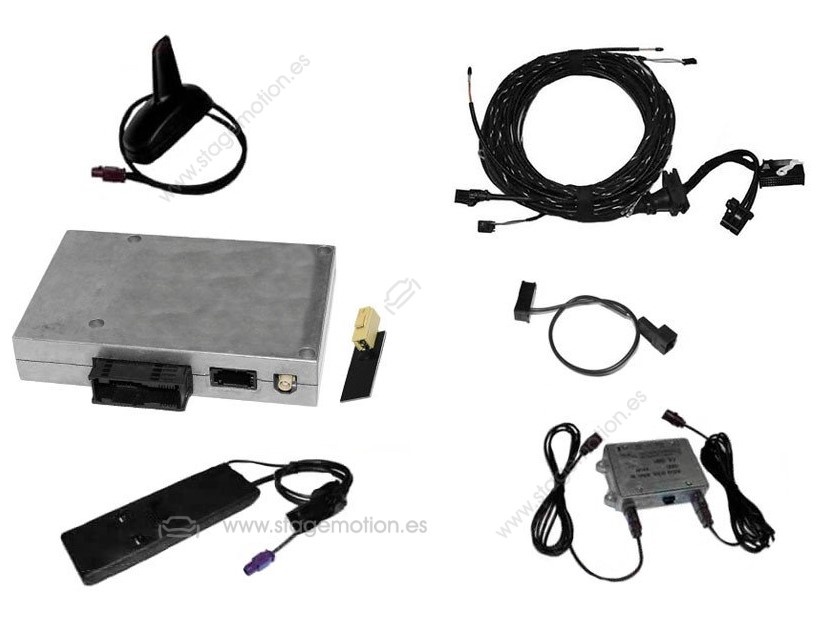 Kit de teléfono móvil FSE Bluetooth para Audi A4 8K "Completo"