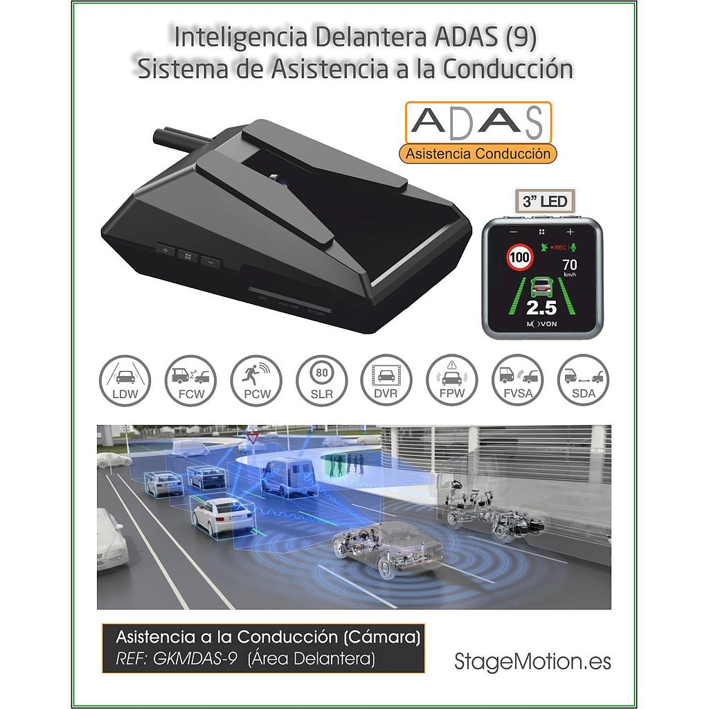 ADAS (9) Asistencia Inteligente Delantera (Industrial/Trailer/Vehículo)