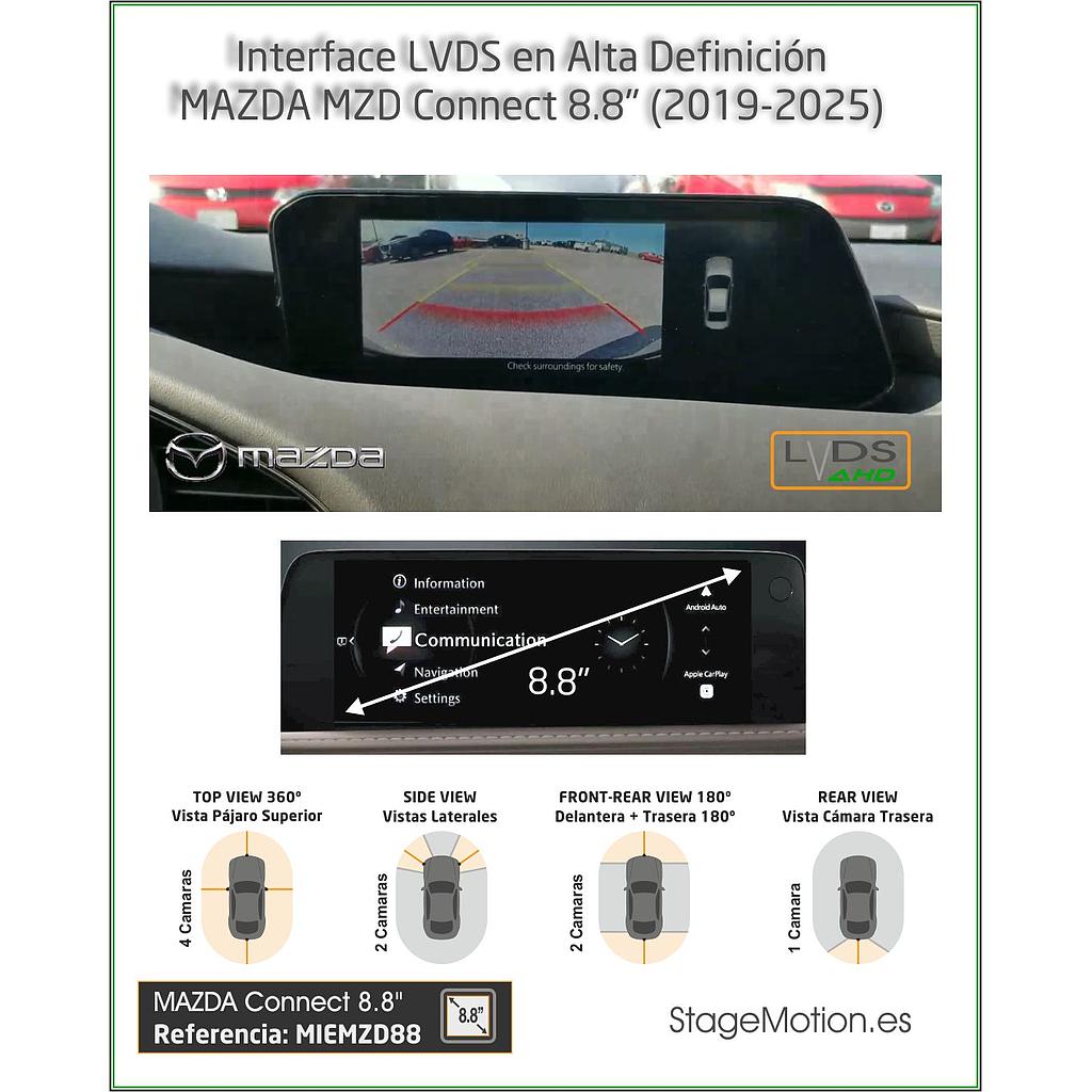 Interfaz Cámara Trasera MAZDA Connect 8.8" (2019-2025)