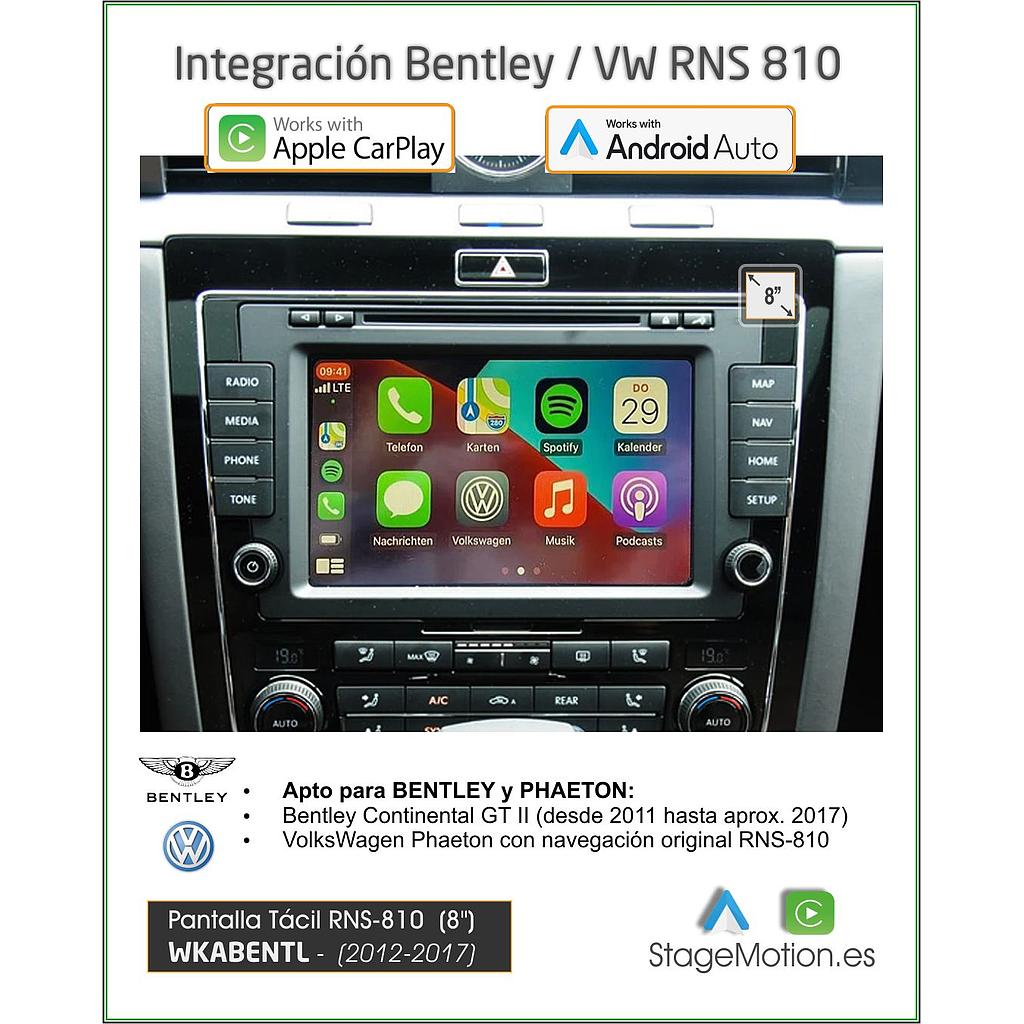 Interface AHD Vídeo RNS-510 / RNS-810 Bentley-GrupoVAG-Phaeton