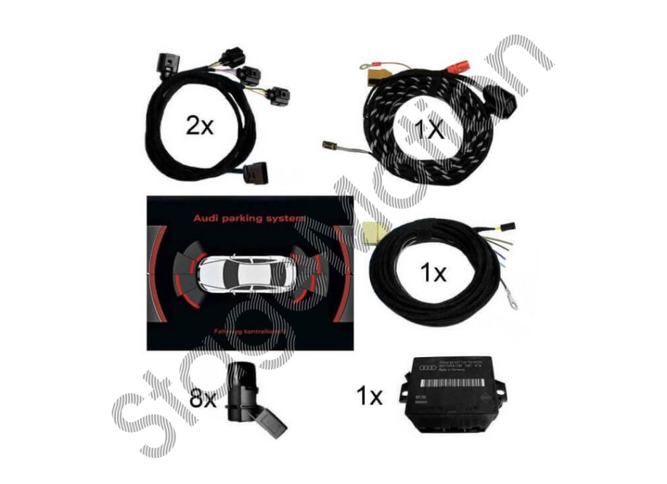 Kit APS+ (pantalla óptica MMI) delantero y trasero para Audi A6 4F