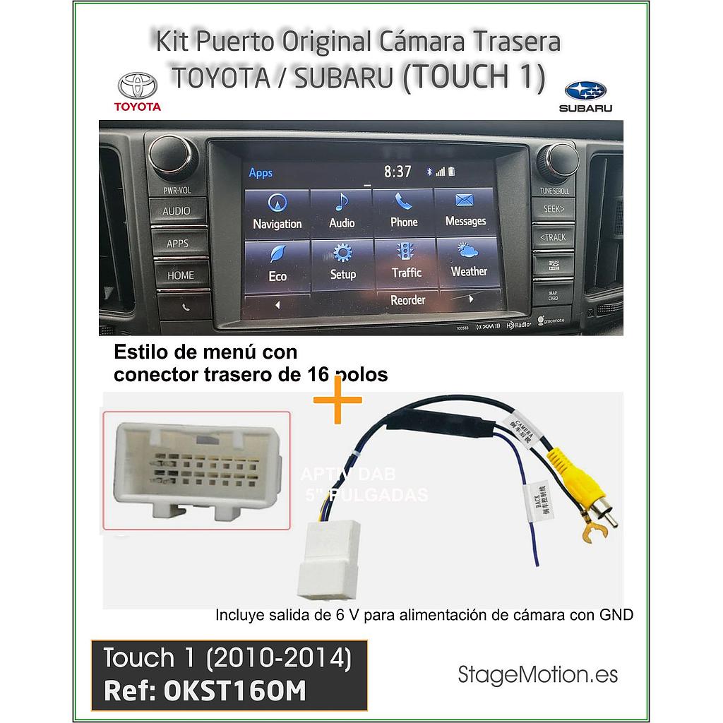 Kit RVC Integrado Toyota Touch&amp;Go1 / Touch1 Plus (2010-2014) y Subaru (2012-2015)