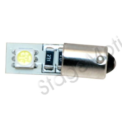 Lámpara LED Ba9s 12v (luz blanca 2-SMD) -Can-Bus-