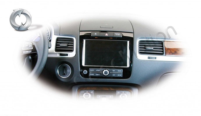 Kit Re-Equipamiento desde Radio RCD 510/550 a nav Plus RNS 850 VW Touareg 7P