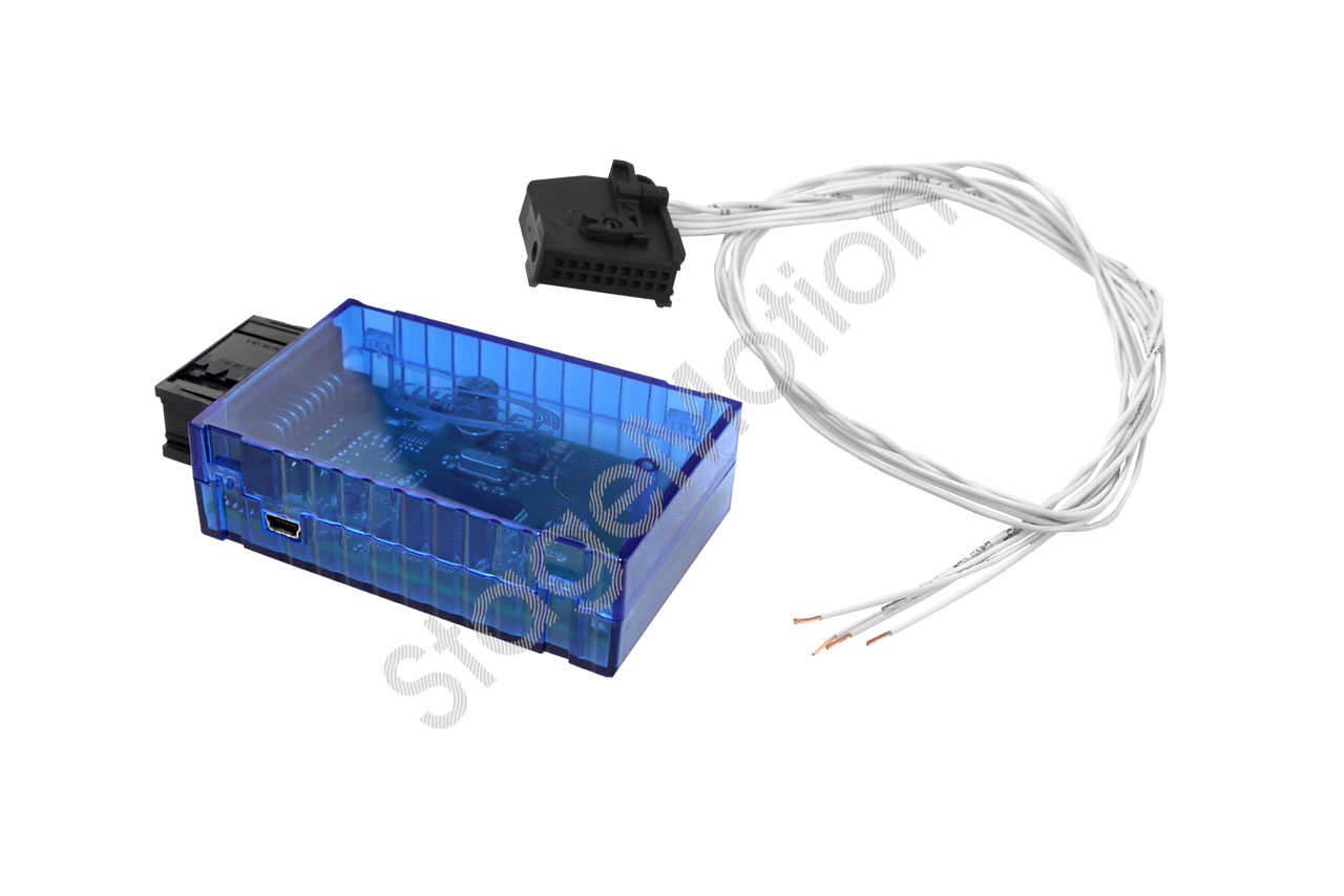 Módulo de puerta trasera: cierre la puerta trasera con control remoto original para Audi, VW, Skoda, Seat