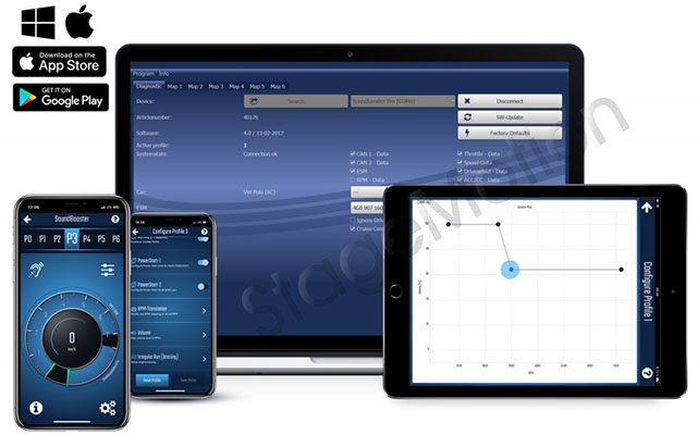 Sound Booster Pro Active Sound para Skoda Kodiaq RS