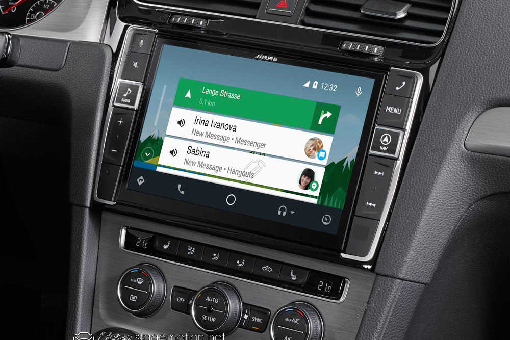 Sistema de navegación de información y entretenimiento premium para VW Golf 7