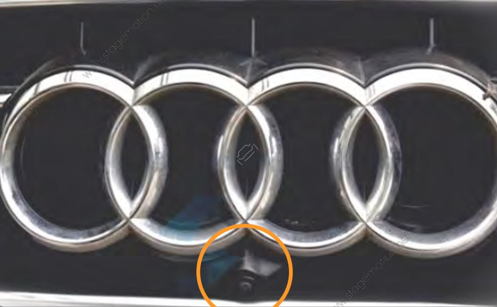 Cámara Frontal RCA para Audi A6/A7 (4G 2010-2014) y A4/A5 (2013-2016)