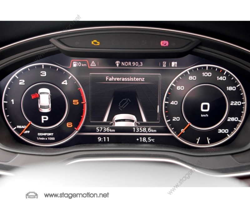 Asistencia de carril activo incl. asistente de atasco para Audi A4 8W