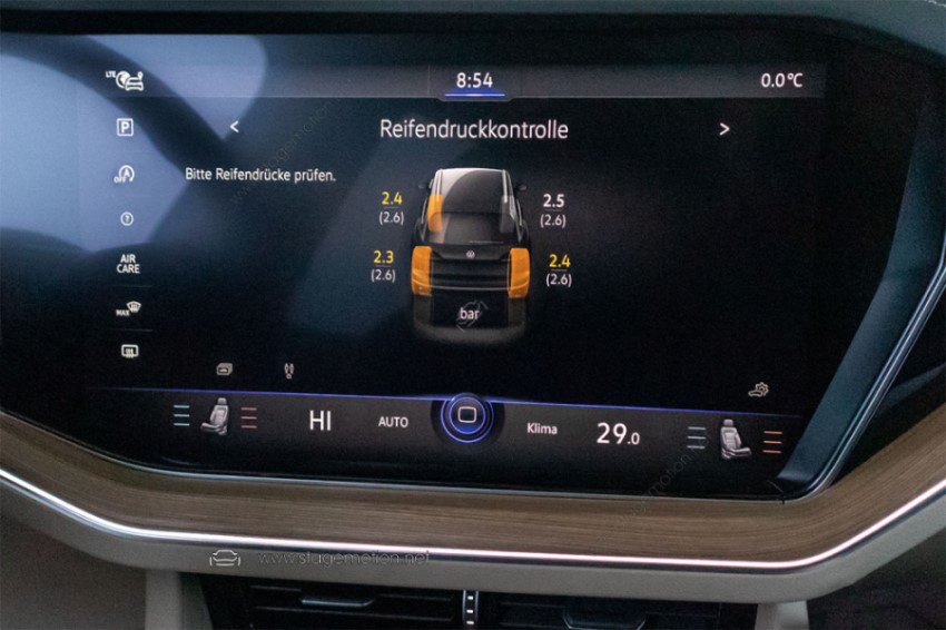 Sistema de control de presión de neumáticos (TPMS) para VW Touareg CR