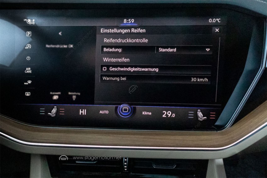 Sistema de control de presión de neumáticos (TPMS) para VW Touareg CR