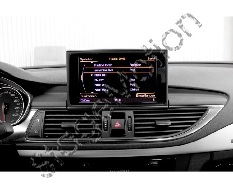 FISTUNE DAB, DAB+ Integration for Audi MMI 3G, MMI 3G+