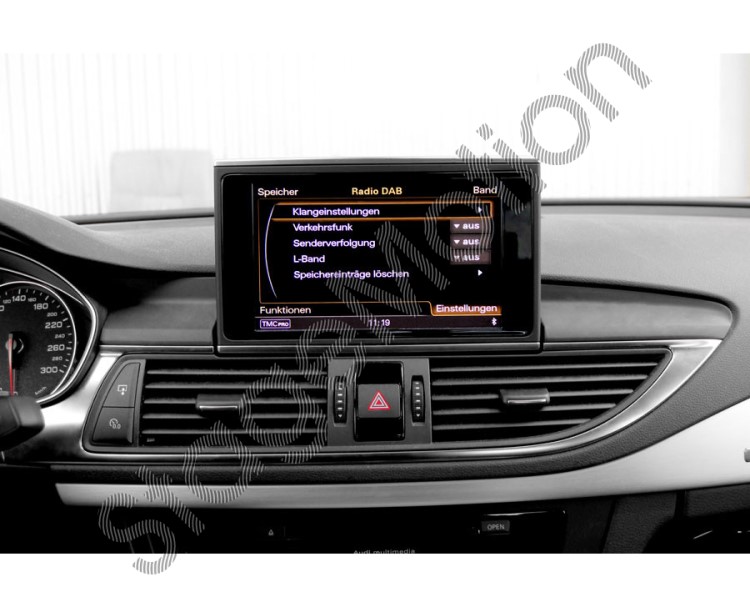 FISTUNE DAB, DAB+ Integration for Audi MMI 3G, MMI 3G+