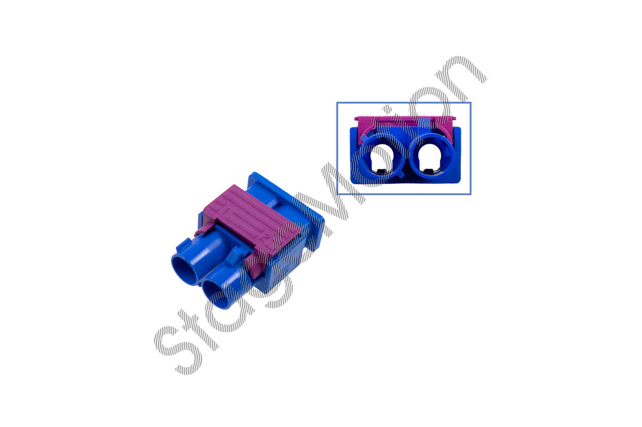 Carcasa de doble enchufe FAKRA - macho