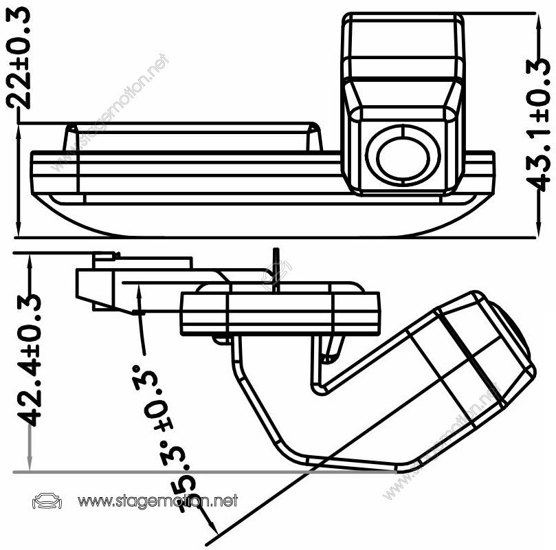 Kit RVC Integrado Mercedes Benz Clase SLK con Radio Audio 20