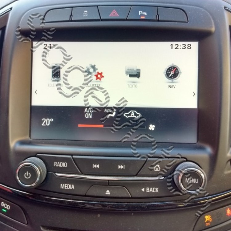 Kit RVC Opel/Chevrolet MyLink IO6 Mini-USB (Todo en la misma pantalla sin unidad DIN adosada)