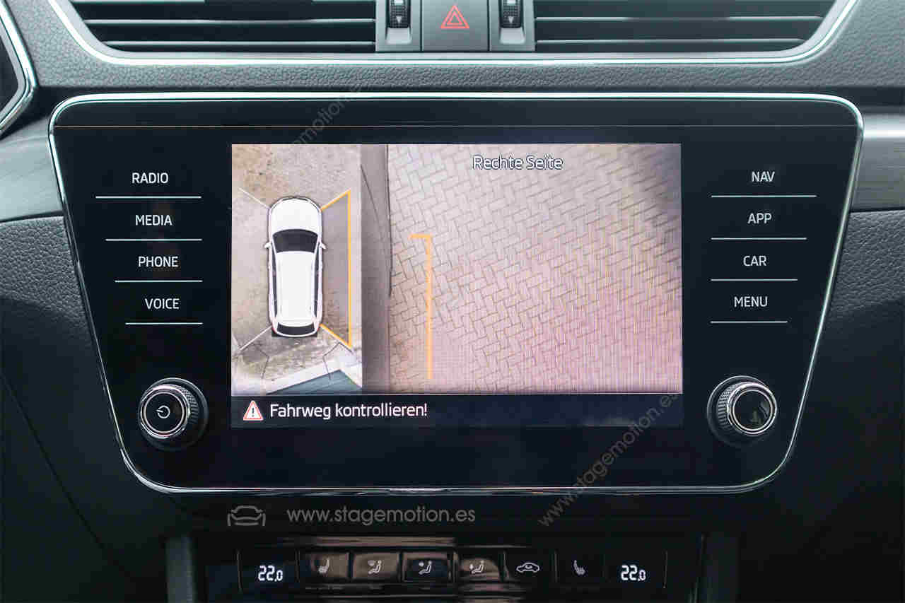 Cámara envolvente - Sistema de 4 cámaras para Skoda Superb 3V