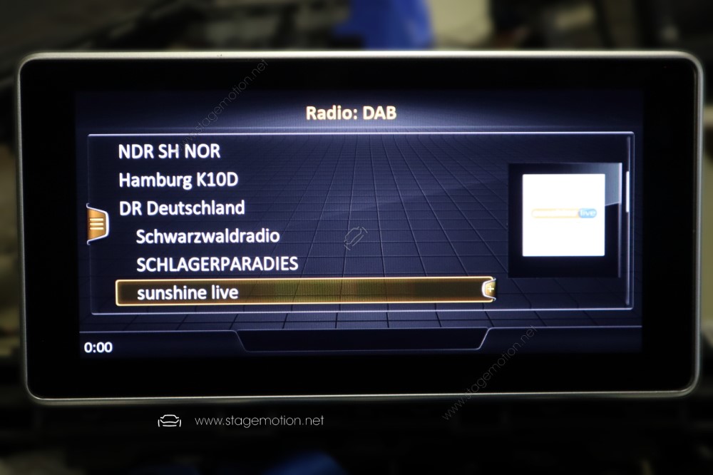 FISTUNE DAB, DAB+ Integración MIB I, MIB II Plug & Play para Audi