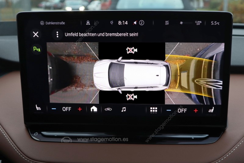 Kit de cámara de visión delantera y trasera para Skoda Enyaq 5A