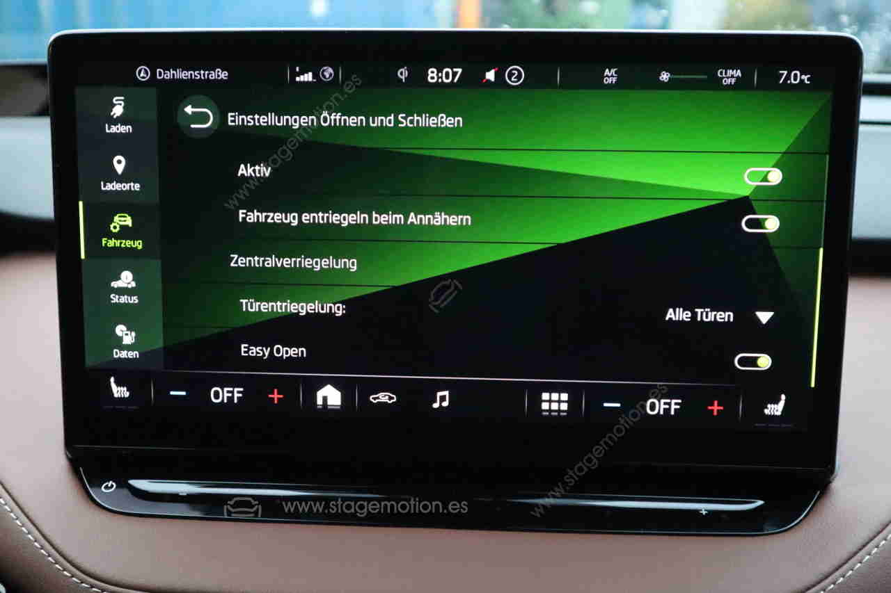 Kit completo de apertura del portón trasero controlada por sensor para Skoda Enyaq 5A